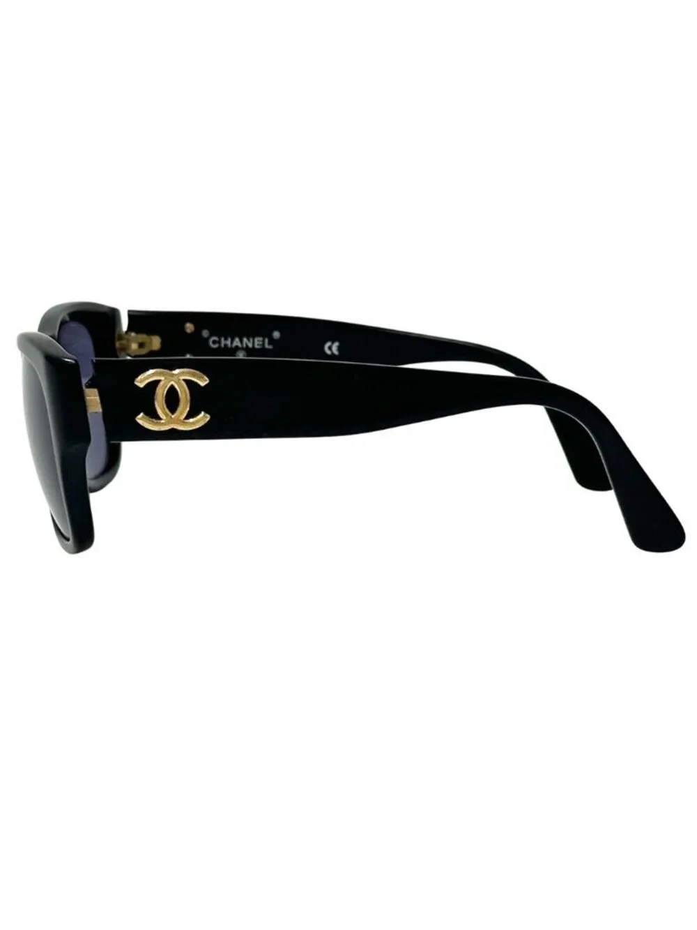 Chanel Sunglasses CC Logo Black Eyewear